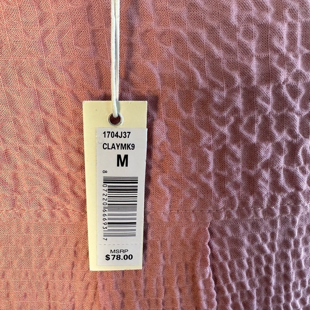 NWT Max Studio Coral Button Down Collared Women’s… - image 12